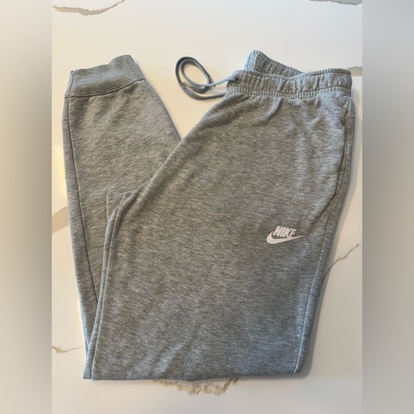 Nike Woman’s Gray Sweat Joggers - Picture 1 of 5